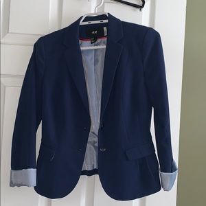 Navy blue blazer